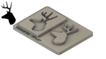 Whitetail (64) - .38"x.61"