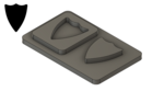 Badge 3 (Rounded)- .35"x.30"