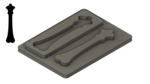 Bullock 3 (Rounded) - .26"x1.00"