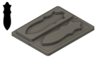 Double Bomb (Rounded) - 1.05"x.30"