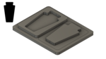 Keystone (3/64) - .38"x.67"