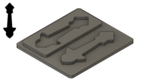 Old Shield 3 (Large) - .40"x1.13"