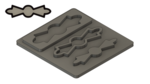 Propeller 1 (Double, Rounded) - 1.00"x.25"