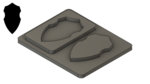 Shield 1 - .32"x.68"