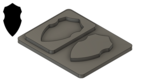Shield 1 (Rounded) - .32"x.68"