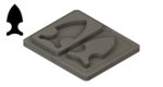 Arrowhead 1 - .3"x.6"