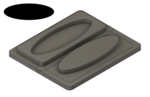 Oval 1 - .9"x.3"