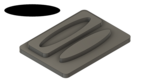 Oval 3 - .74"x.17"
