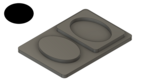 Oval 4 - .63"x.44"