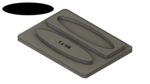 Oval (1" x 1/4")