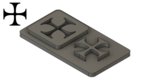 Crusader Cross 1 (64) - .38"x.38"