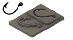 Fish Hook 2 - .61"x.38"