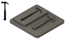 Claw Hammer (64) - .24"x.60"