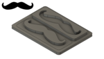 Mustache 1 - 1.00"x.25"
