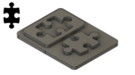 Puzzle Piece - .38"x.63"