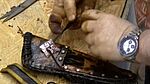 Advanced Rawhide Sheath Construction 08